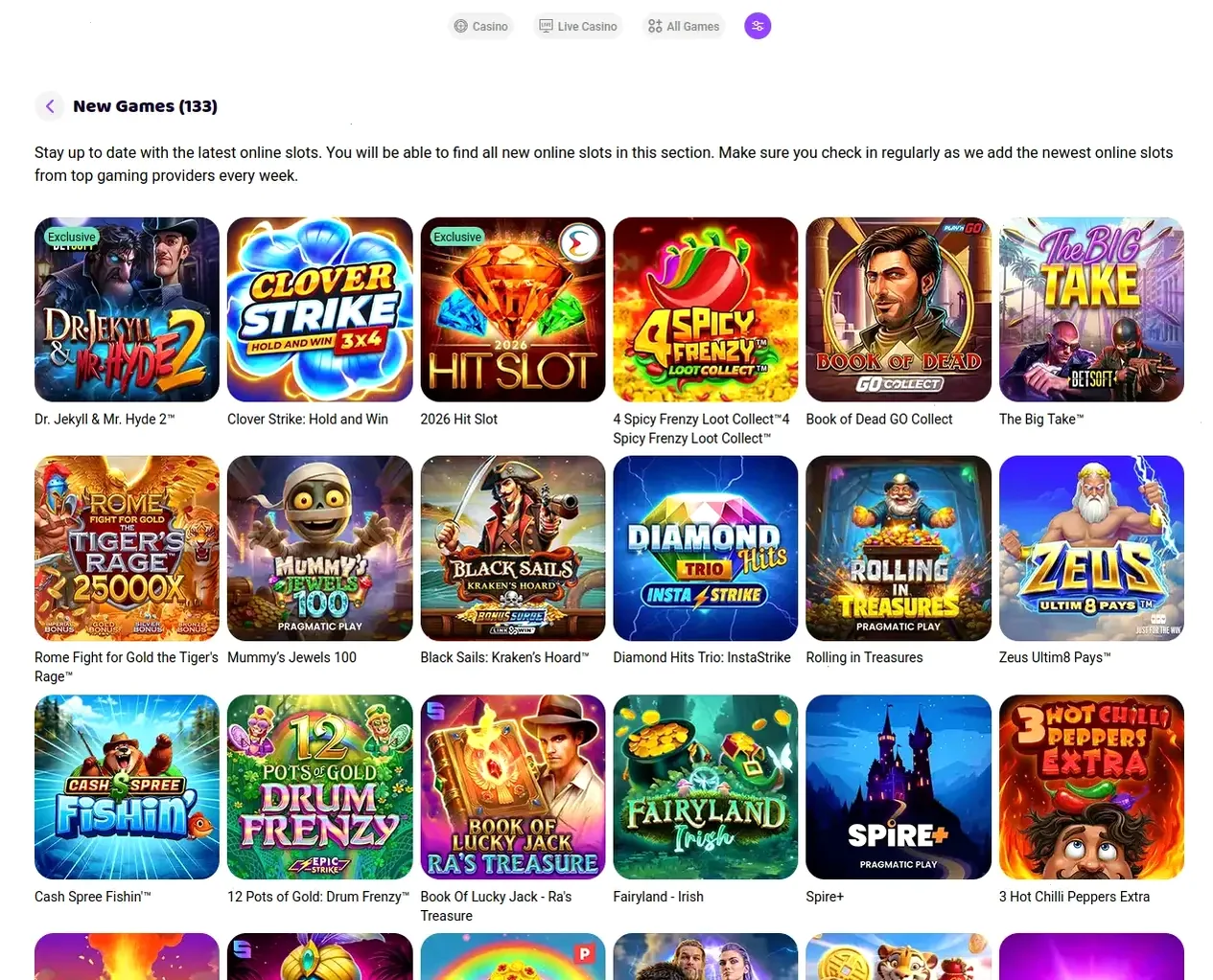 Loki Casino Bonus-Programm Übersicht